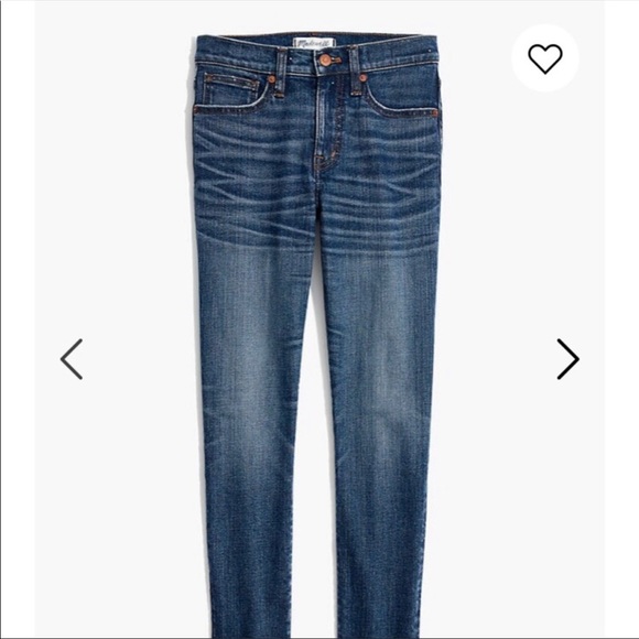 Madewell 9” high rise skinny crop deconstructed 31 - Picture 5 of 8
